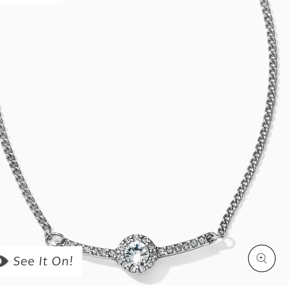 Brighton Illumina Silver Bar Necklace